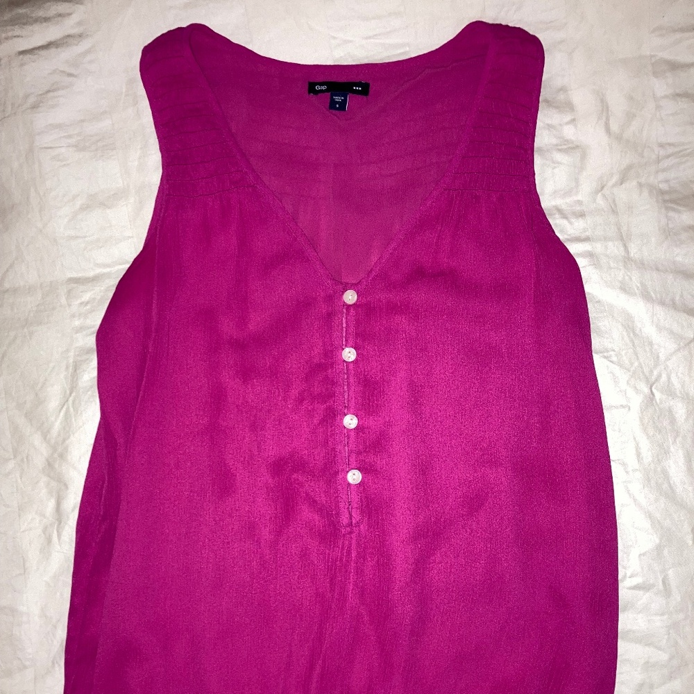 GAP Sheer Pink Top